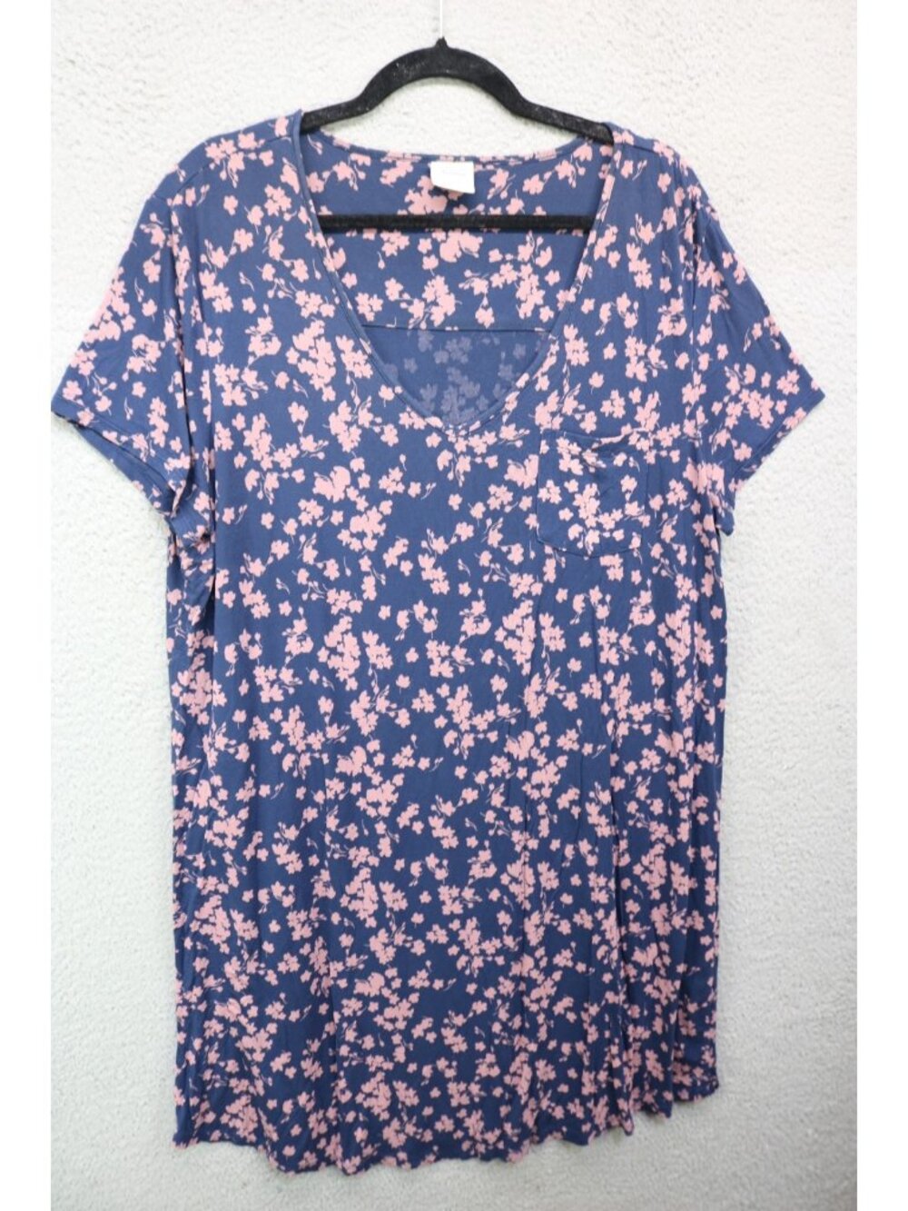 Soma Short Sleeve Floral Sleepshirt-Large-Soft-Cozy Chic-Whimsigoth